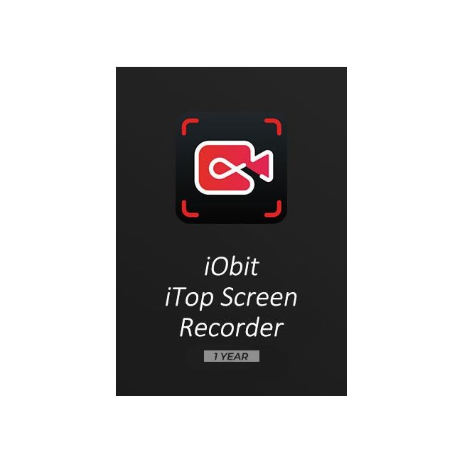 IObit iTop Screen Recorder Pro-1 PC / 1 Year