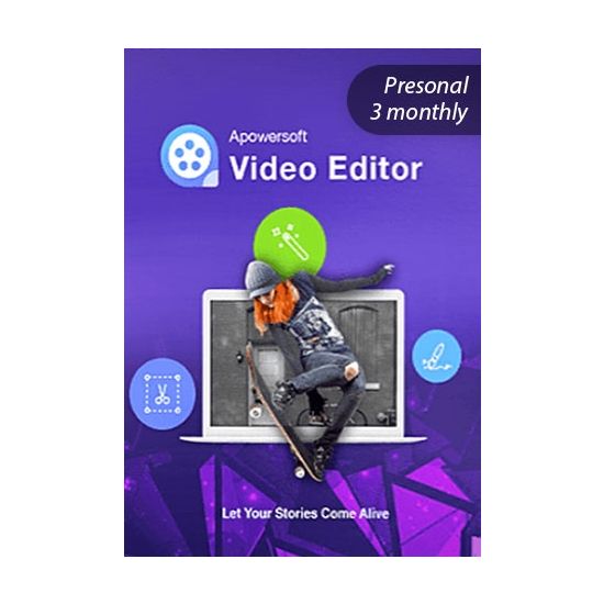 Apowersoft Video Eidtor - Personal Edition (3 Monthly)