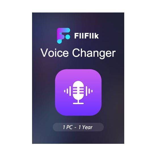 FliFlik Voice Changer - 1 PC/ 1 Year